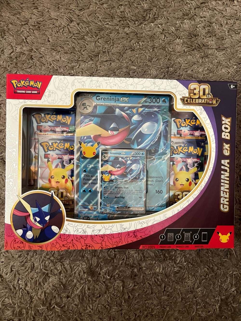 Pokémon TCG 30th Celebration Greninja ex Box